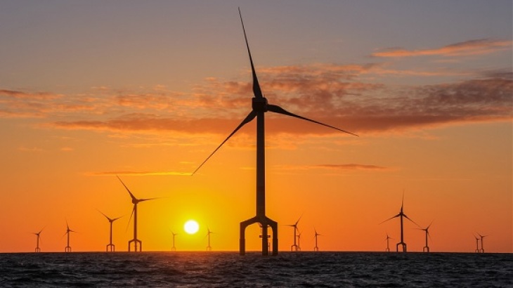 Wind farm in the North Sea (Photo: Matthias Krüger / Hereon) Windpark in der Nordsee