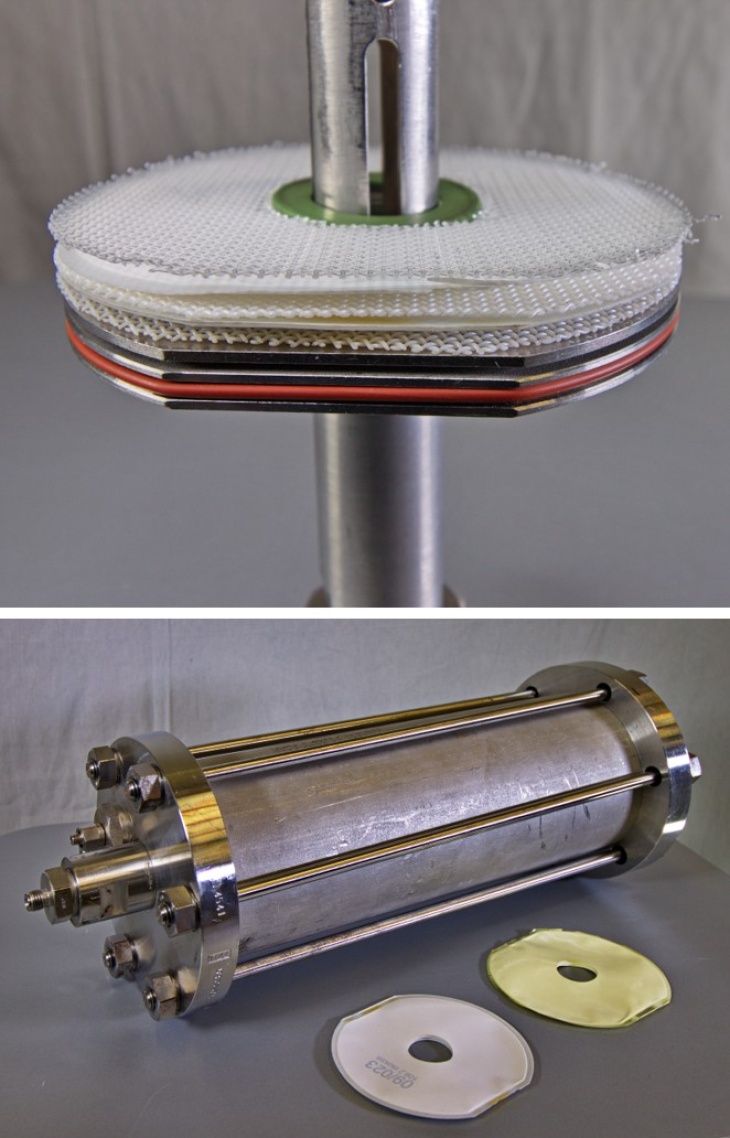 100 mm diameter envelope type module with up 1 m<sup>2</sup> membrane area