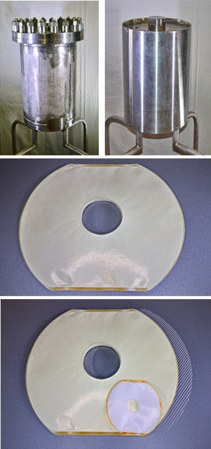 Envelope type membrane modules for practical gas separation applications