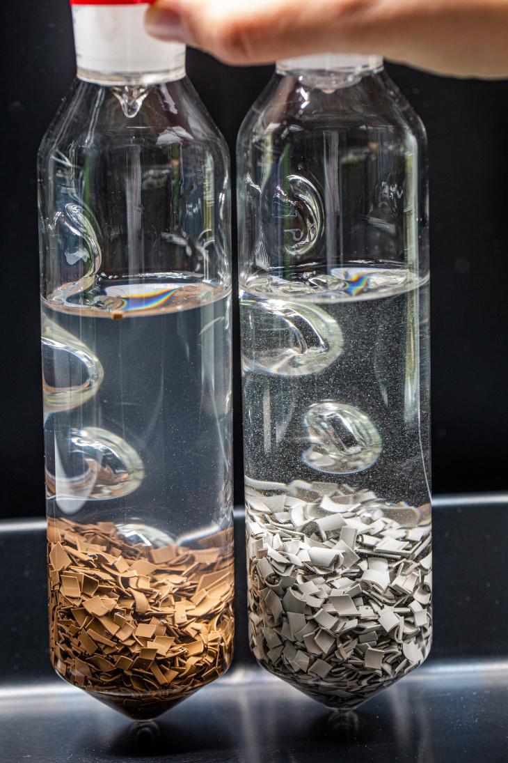 The P-LEACH experiment setup.