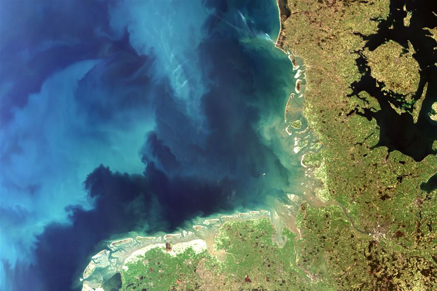 CoastMap Satellitenbild Nordsee