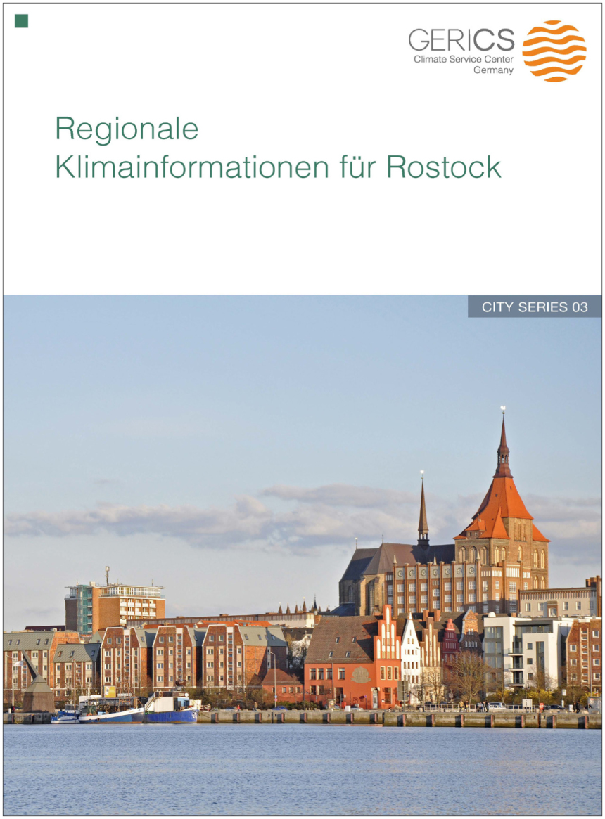 Flyer Regionale Klimainformationen für Rostock