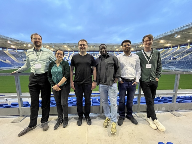 Tobias Weigel und sein Team der Helmholtz AI Consultants Erde und Umwelt. Foto: Paul Keil Foto AI-Team