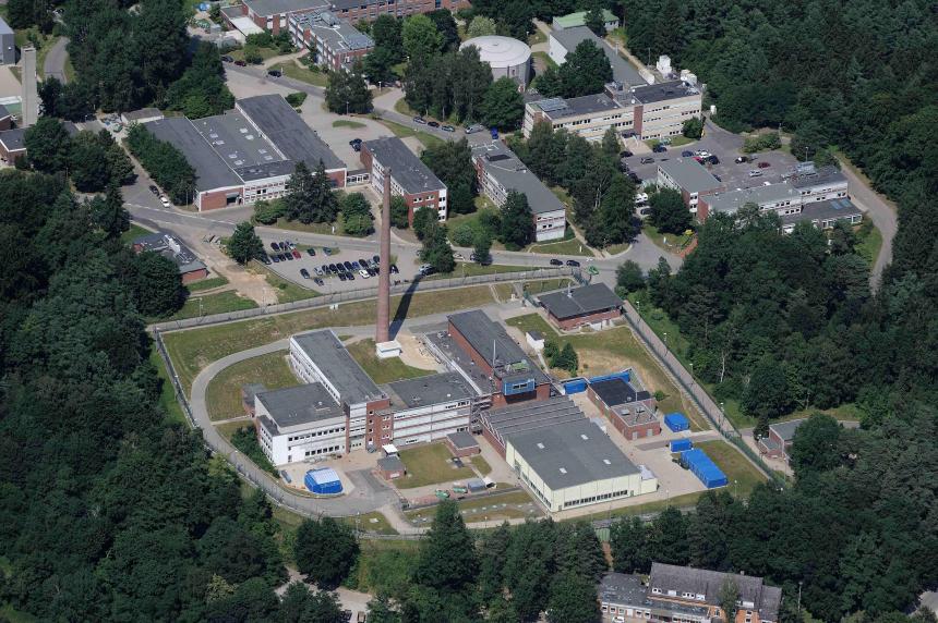 Luftaufnahme des Forschungsreaktors