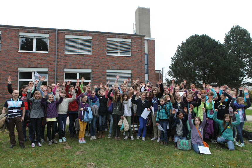 Die Teilnehmerinnnen des Girls' Day