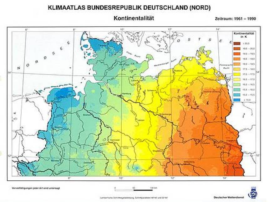 Klimaatlas für die Bundesrepublik Deutschland