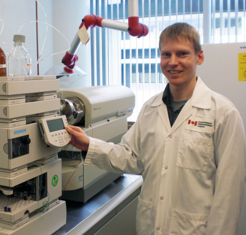 Der Umweltchemiker Dr. Lutz Ahrens.