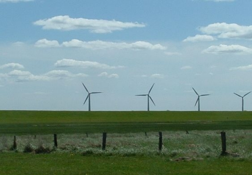 Windräder auf dem Feld