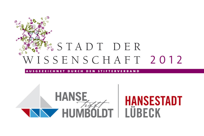 Logo Stadt der Wissenschaft Lübeck 2012