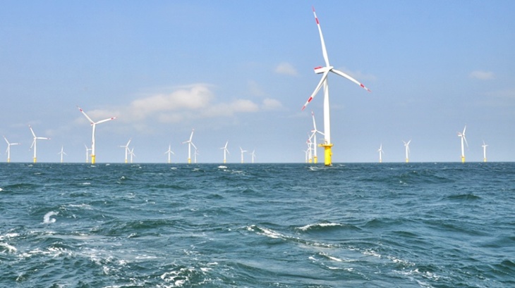 Windpark in der Nordsee
