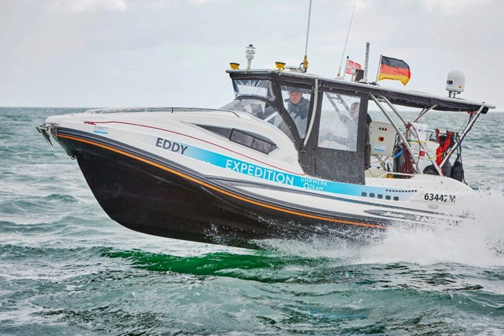 Forschungs-Schnellboot EDDY. Foto: HZG/Christian Schmid Forschungs-Schnellboot EDDY