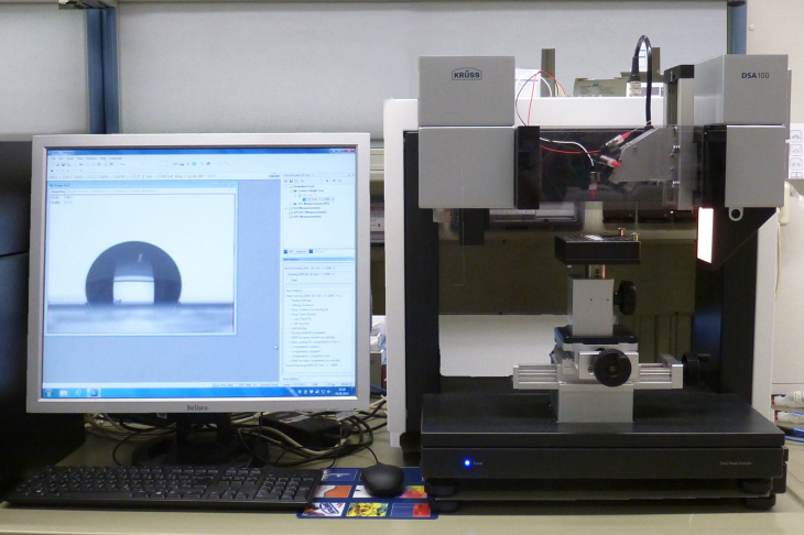 Photo: Hereon/general Contact angle measuring equipment