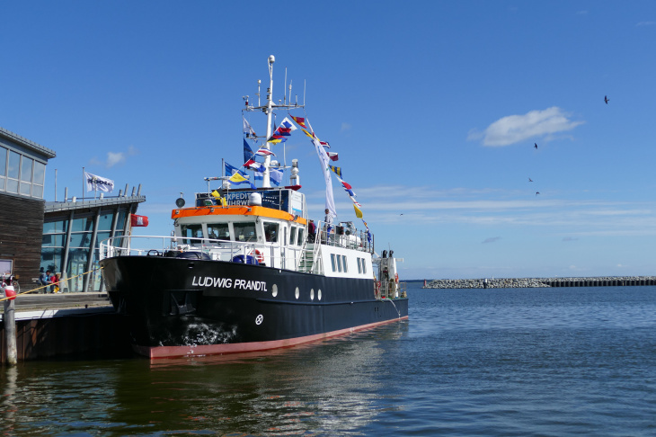 Die LUDWIG PRANDTL im Hafen von Barth 2017. Foto: HZG/Gesa Seidel Die LUDWIG PRANDTL im Hafen von Barth