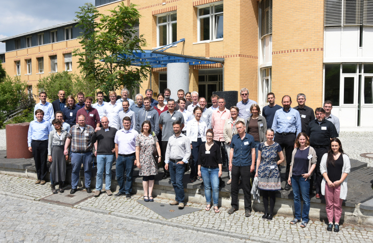 Gruppenbild vom Auftakttreffen am GFZ-Potsdam. Foto: Elisabeth Gantz, GFZ Gruppenbild vom Auftakttreffen am GFZ-Potsdam.