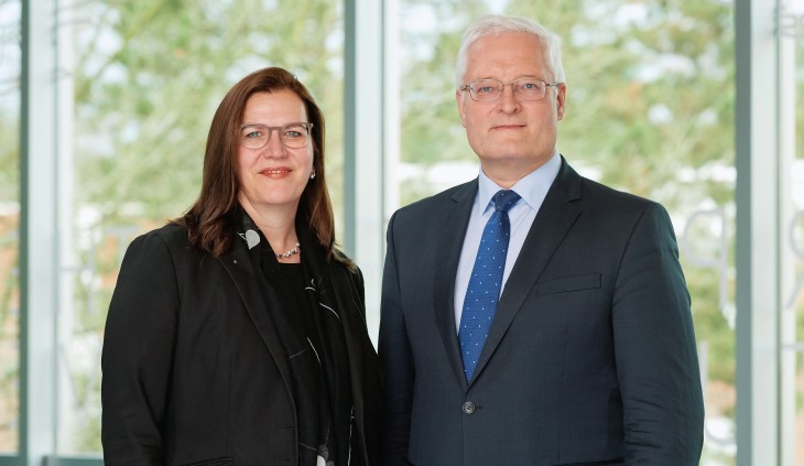 Silke Simon und Prof. Matthias Rehahn