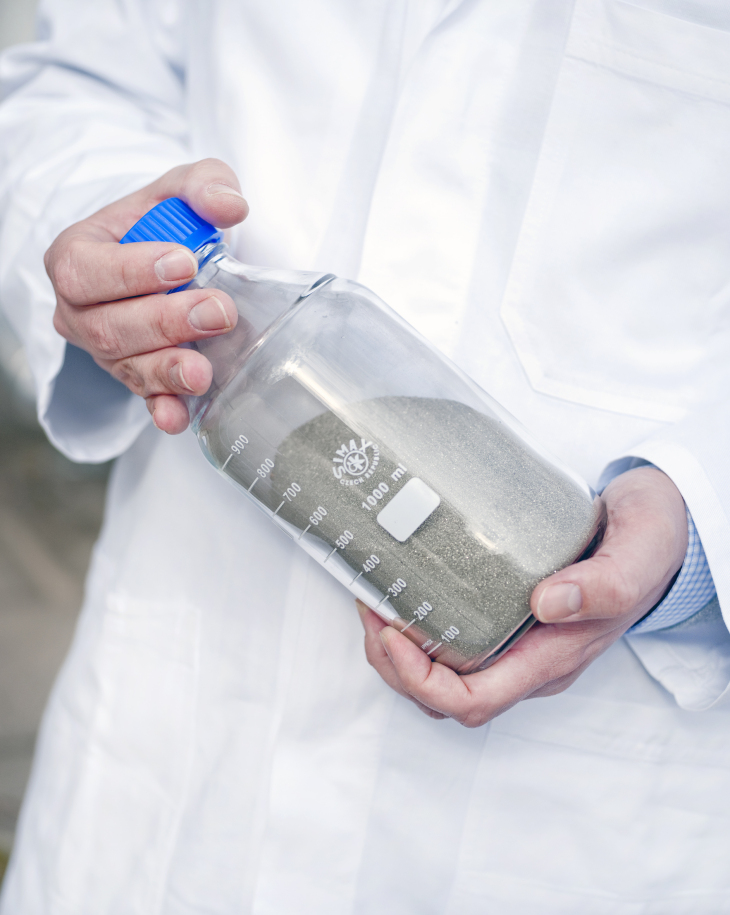 Pulver für Wasserstoffspeicherung in Leichtmetallhydriden