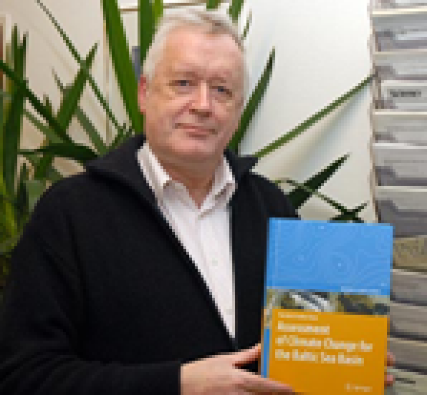 Hans von Storch mit dem Klimabericht für die Ostseeregion